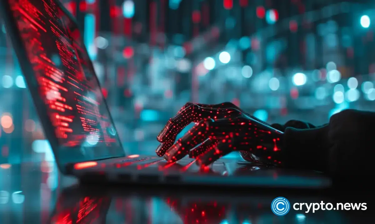 Image showing an AI hacker or cybersecurity expert